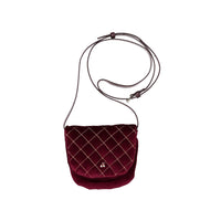 Bonpoint Ruby Quilted Velvet Bag