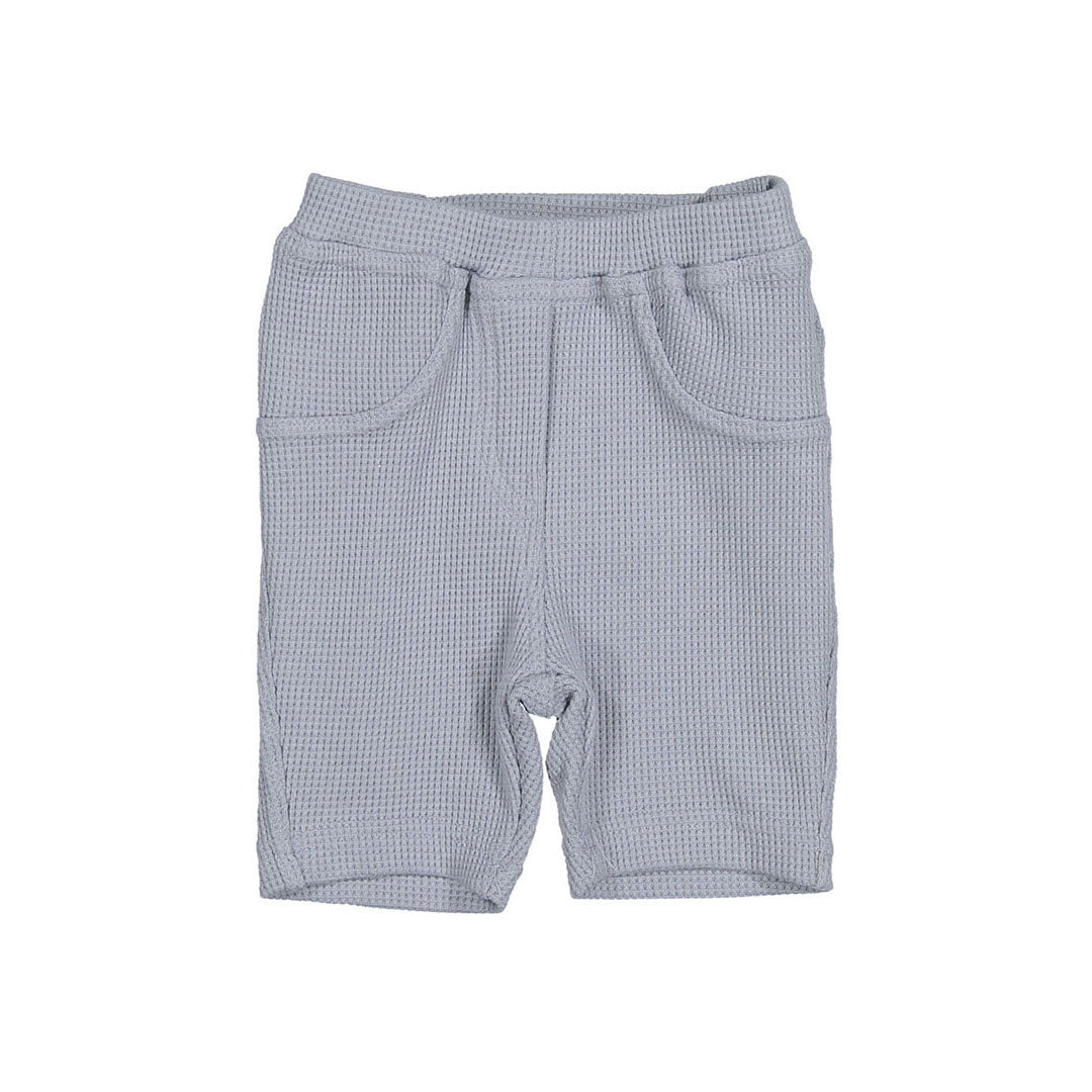 Boys and Arrows Dusty Blue Waffle Shorts