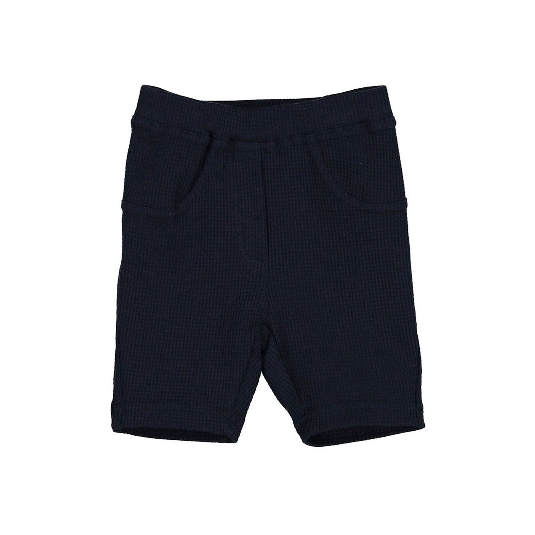 Boys and Arrows Navy Waffle Shorts