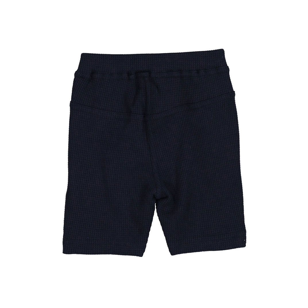 Boys and Arrows Navy Waffle Shorts