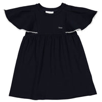 Chloe Navy Short Sleeved Dress