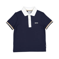 Hugo Boss Navy Short Sleeve Polo