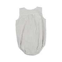 Bonpoint Taupe Stripes Nico Romper
