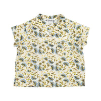 Bonpoint Chalk Floral Gerald Baby Shirt