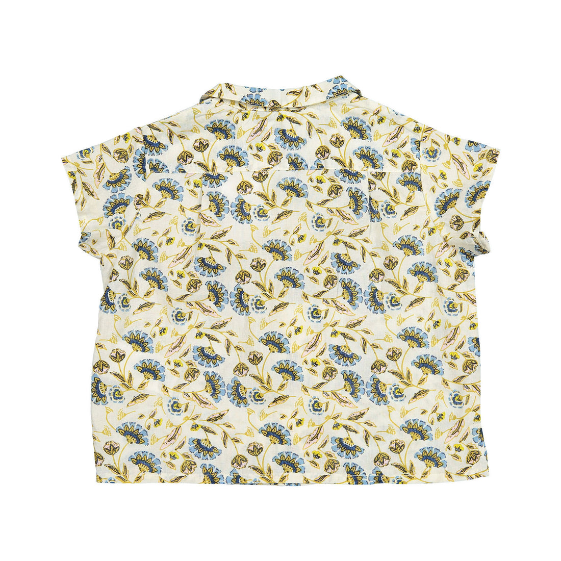 Bonpoint Chalk Floral Gerald Baby Shirt