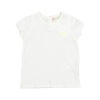 Bonpoint White Embroidered Cira Baby Tee