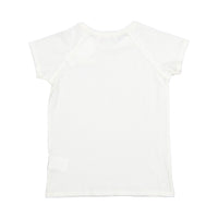 Bonpoint Off White Embroidered Tee