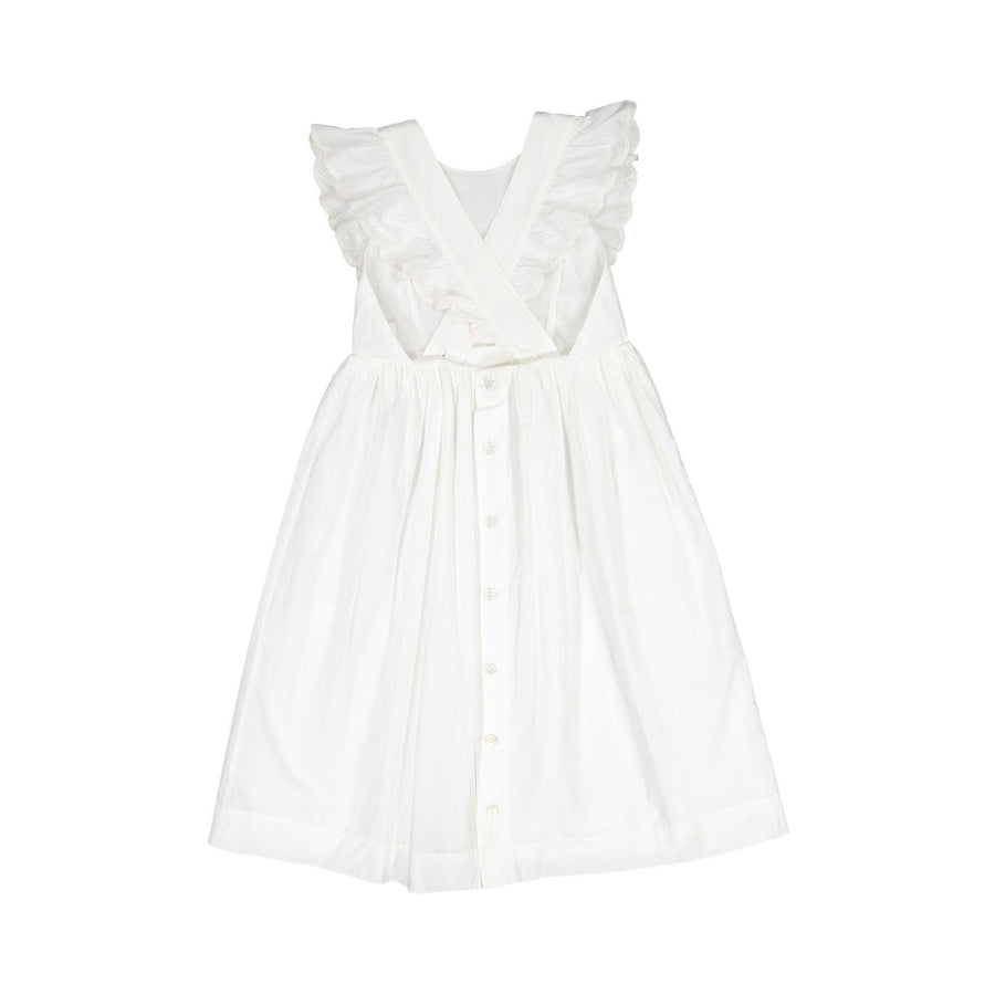 Bonpoint White Carole Dress