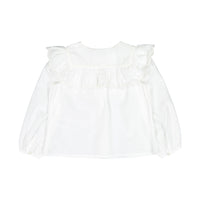 Bonpoint White Cleo Embroidered Blouse