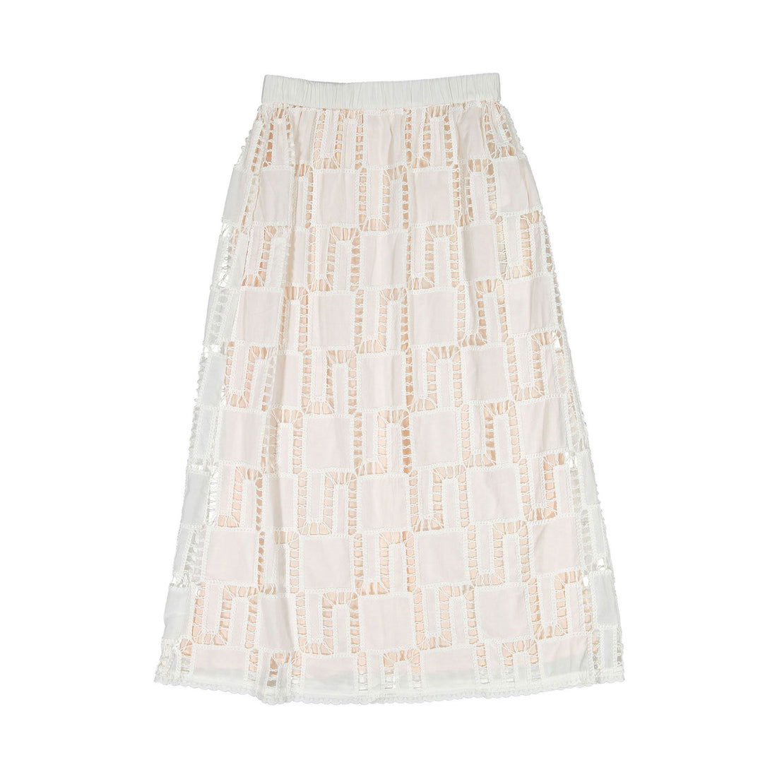 Ba-sh Ecru Anira Skirt