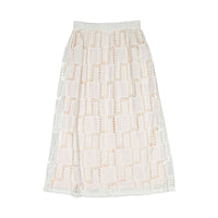 Ba-sh Ecru Anira Skirt