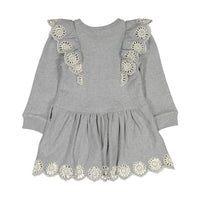 Sea Melange Blaine Embroidery Combo Dress