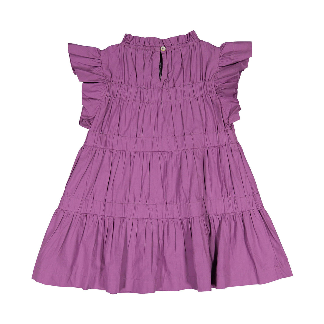 Sea Lilac Steph Cotton Short Sleeve Dress