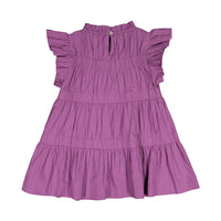 Sea Lilac Steph Cotton Short Sleeve Dress