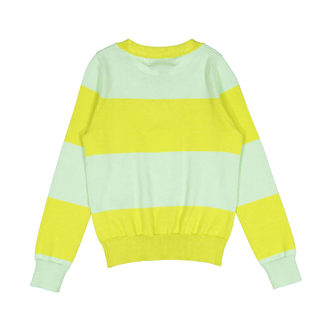 Autumn Cashmere Tennis Ball Rugby Stripe With Grommets Sweater