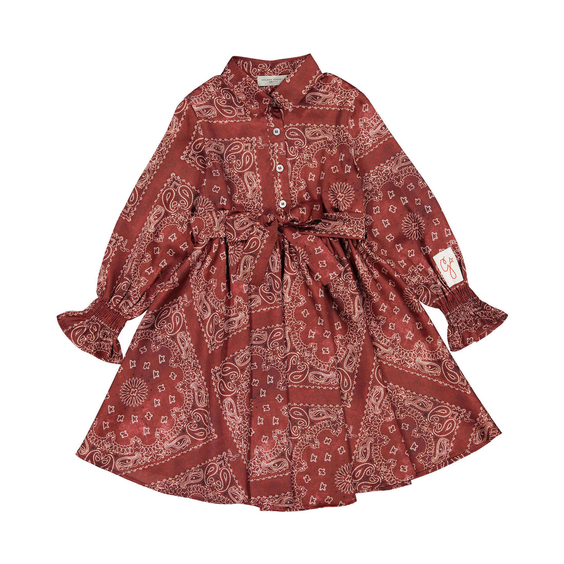 Golden Goose Spiced Apple Paislet Print Dress