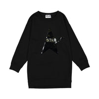 Golden Goose Black Anthracite Big Star Dress
