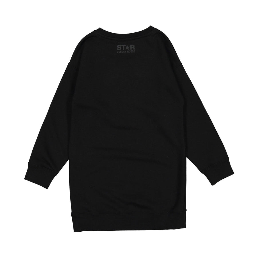 Golden Goose Black Anthracite Big Star Dress