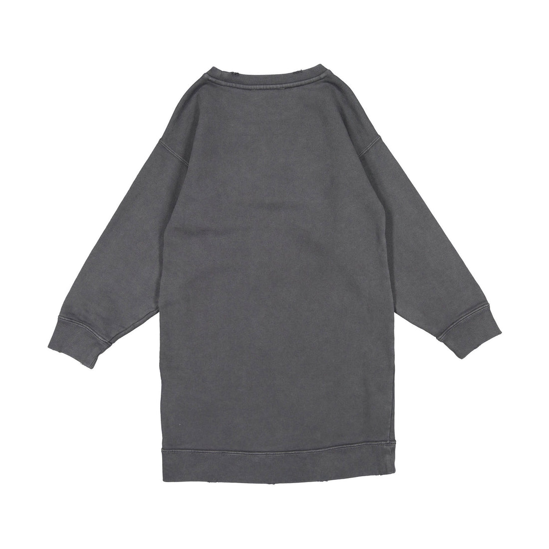 Golden Goose Anthracite Distressed Logo Dress