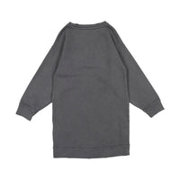 Golden Goose Anthracite Distressed Logo Dress