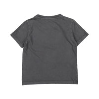 Golden Goose Anthracite Distressed Logo Tee