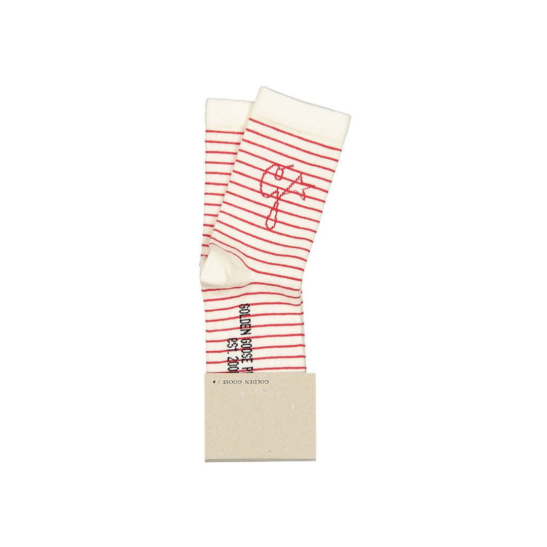 Golden Goose Tango Red Stripe Socks