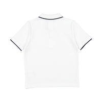 Hugo Boss White Perm Ss Polo
