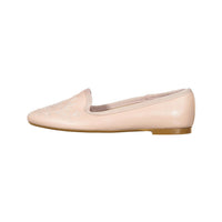Papanatas Pale Rose Leather Embroidered Smoking Slipper