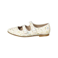 Papanatas Pastel Floral Double Strap Flats