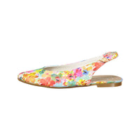 Papanatas Bright Floral Slingback Shoe