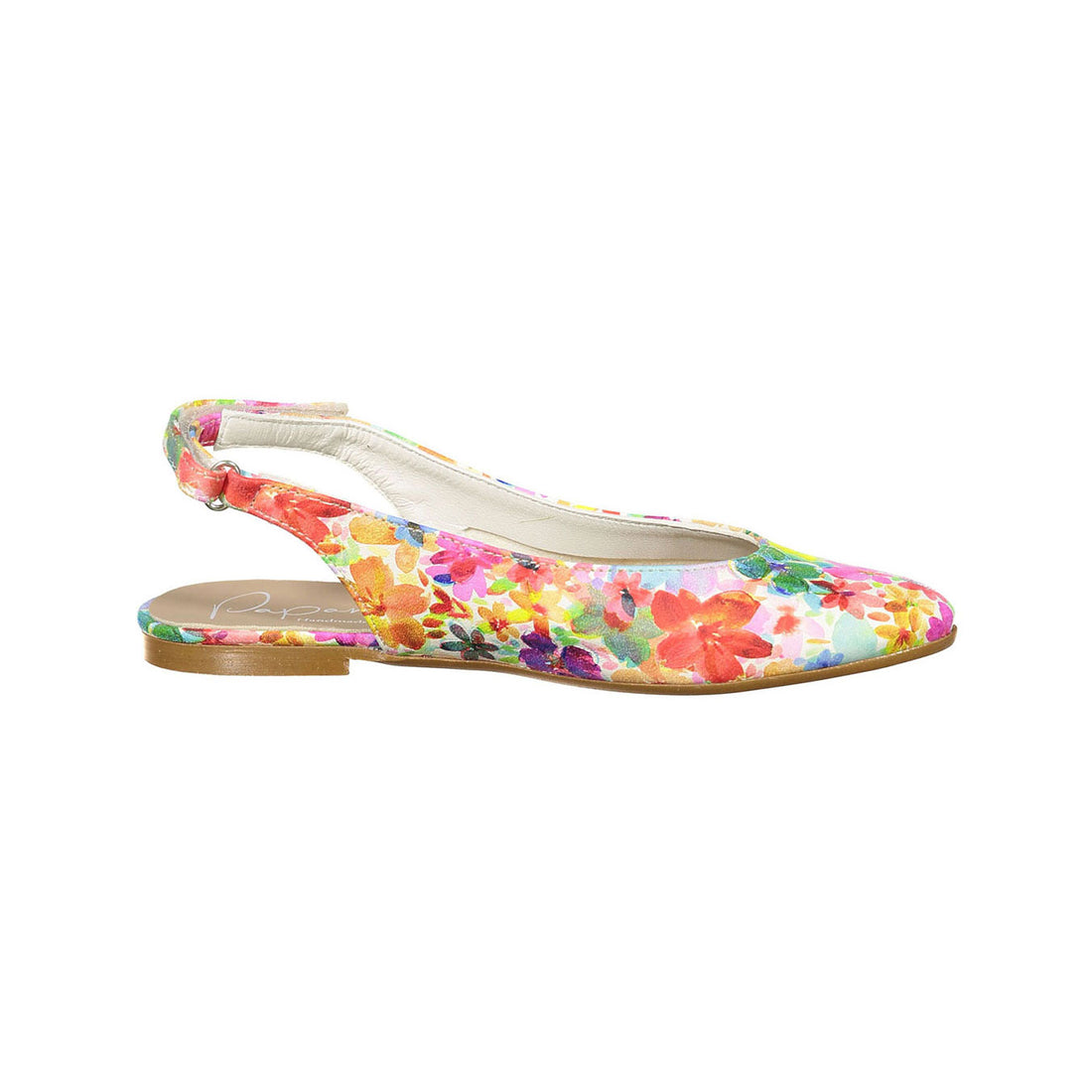 Papanatas Bright Floral Slingback Shoe