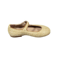 Papanatas Earthy Woven Mary Janes