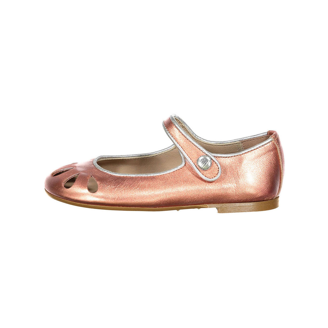 Papanatas Deep Metallic Trimmed Mary Janes