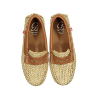 Papanatas Earthy Woven Classic Moccasins