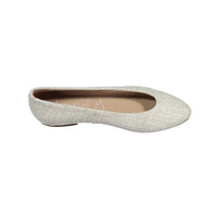 Papanatas Ivory Tweed Soft Flats
