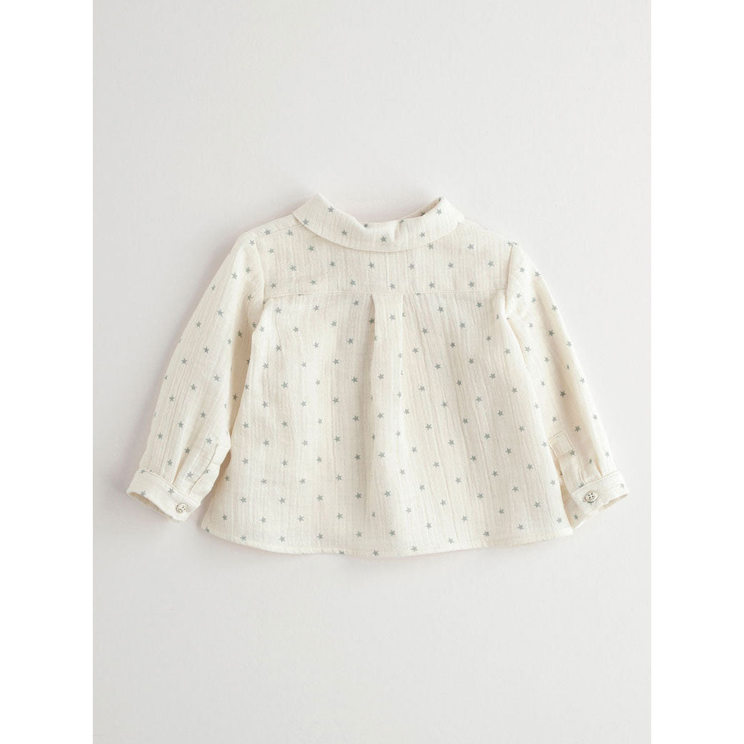 Nanos Gauze Dot Collared Baby Tunic
