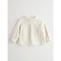 Nanos Gauze Dot Collared Baby Tunic