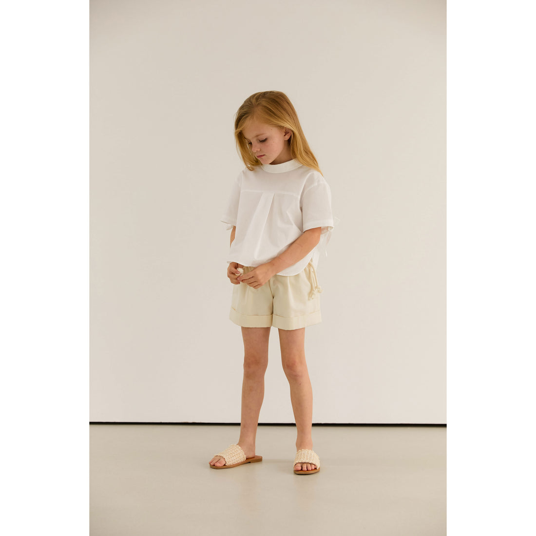 Dinui White Loretta Blouse