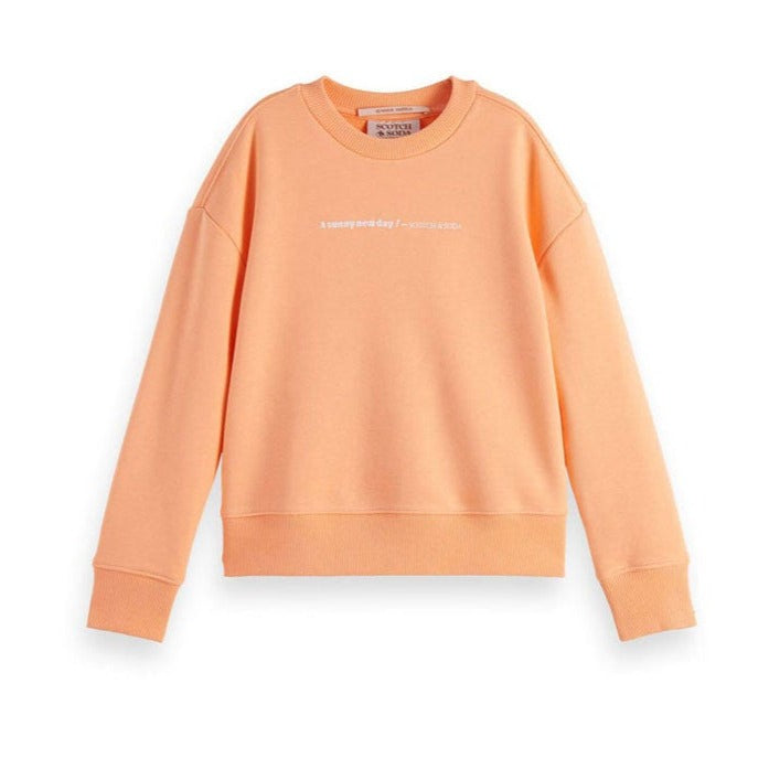 Scotch Shrunk Peach Loose Fit Sweatshirt