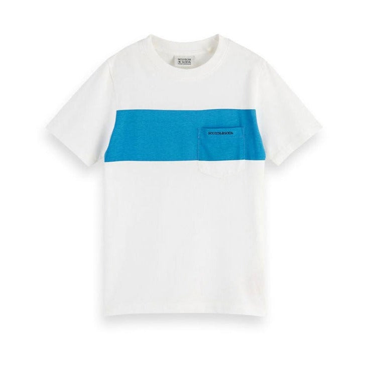 Scotch Shrunk Off White Chest Pocket Tee