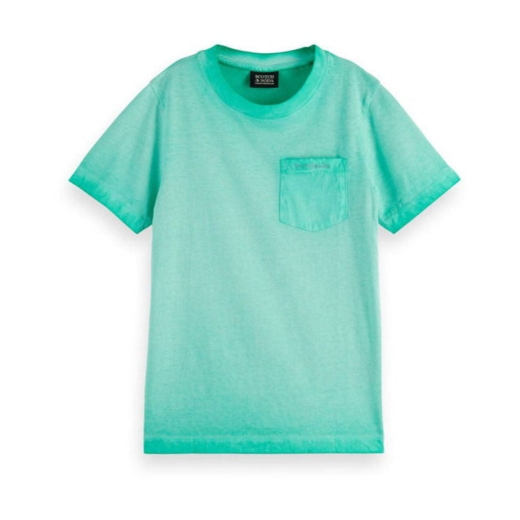 Scotch Shrunk Smash Mint Chest Pocket Tee