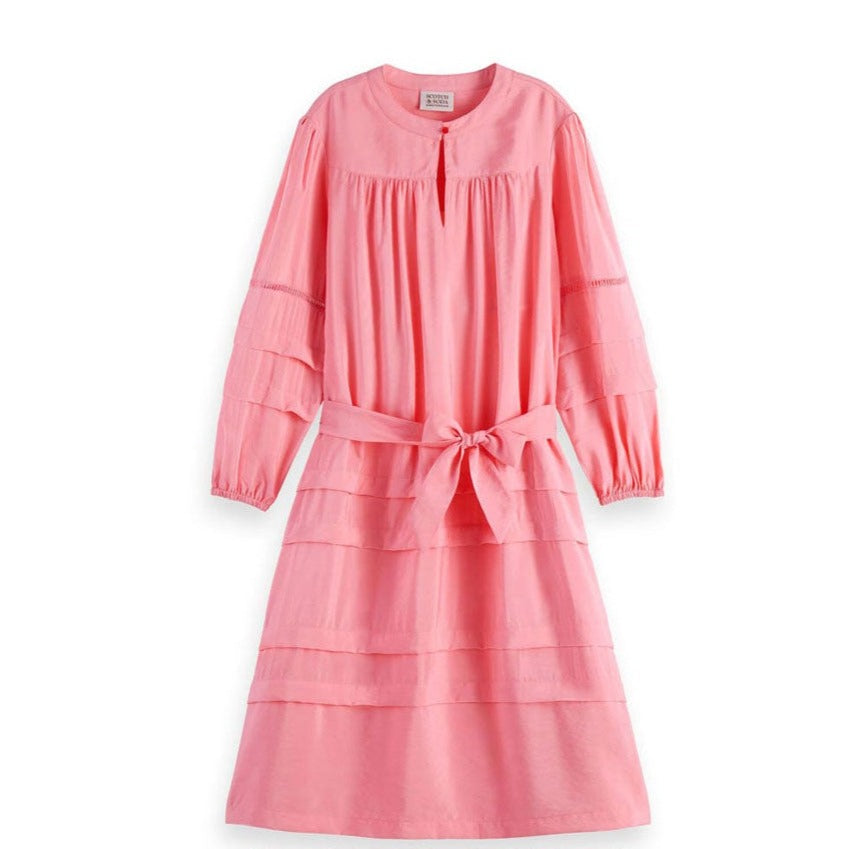 Scotch Shrunk Lemonade Layered Detail Maxi Dress