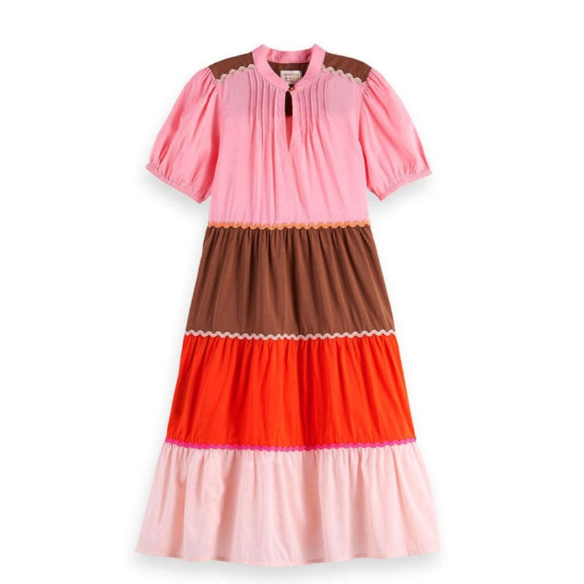 Scotch Shrunk Colorblock Maxi Dress