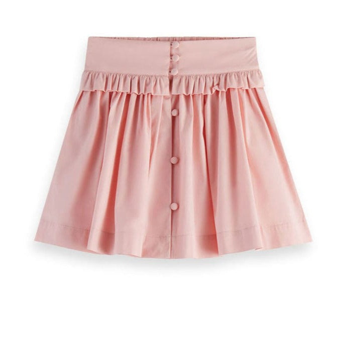 Scotch Shrunk Blossom Crispy Cotton Skirt