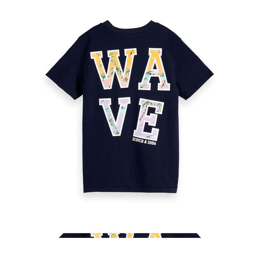 Scotch Shrunk Night Wave Graphic Tee