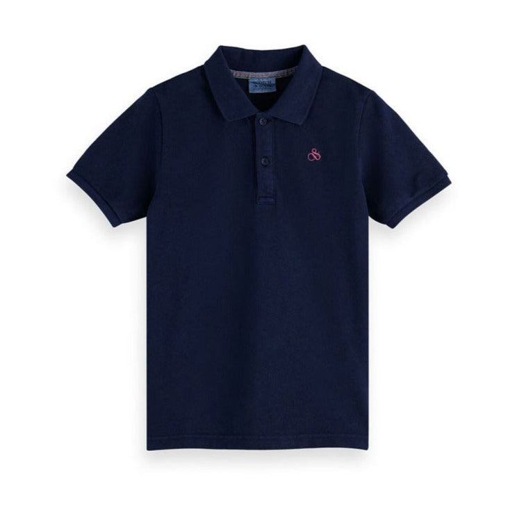 Scotch Shrunk Night Pique Polo