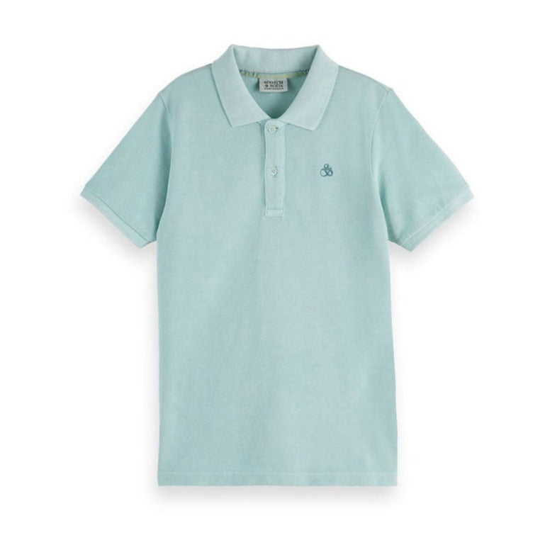 Scotch Shrunk Seafoam Pique Polo