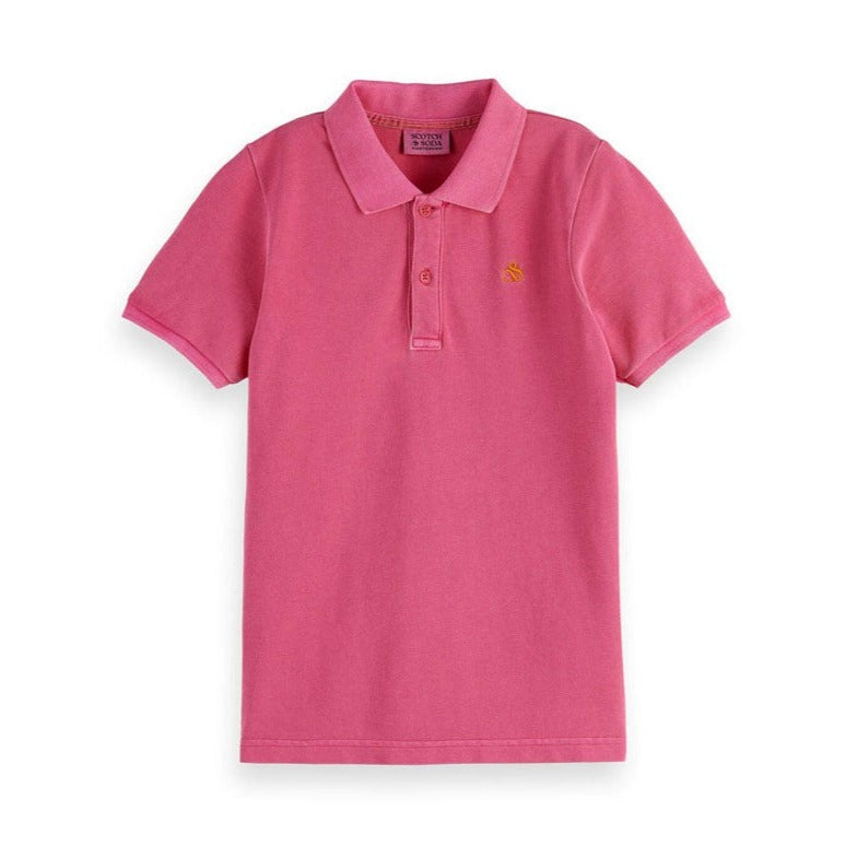 Scotch Shrunk Tropics Pique Polo