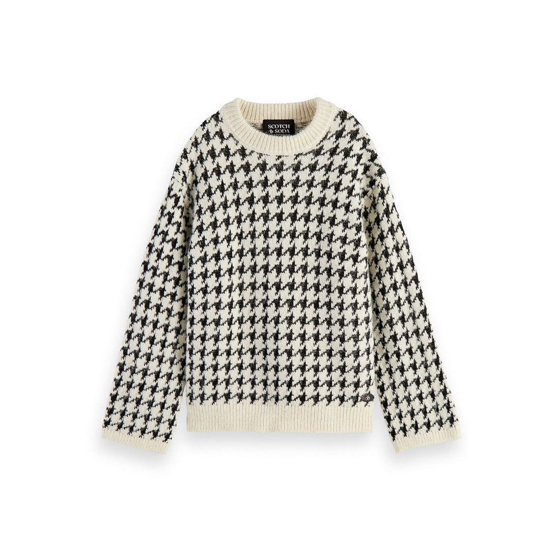 Scotch Shrunk Girls Houndstooth Pullover
