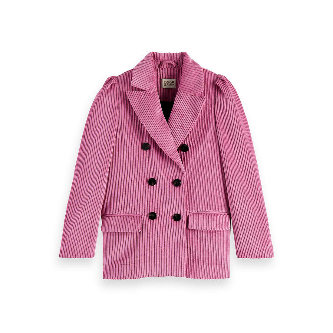 Scotch Shrunk Orchid Double Breasted Corduroy Blazer